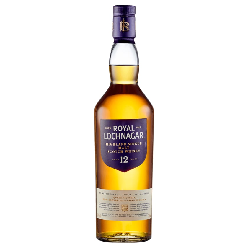 Royal Lochnagar Highland Single Malt Scotch Whisky 0,7l